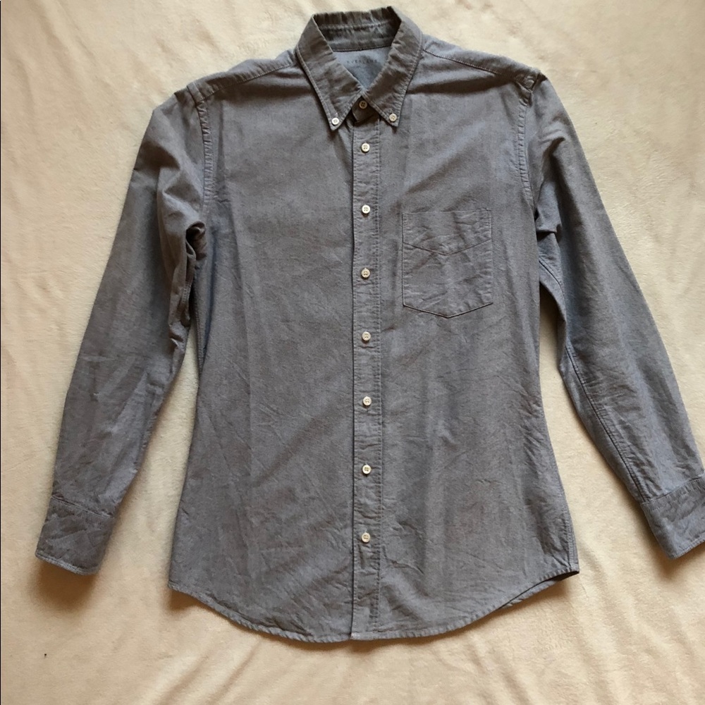 Everlane Men’s Gray Oxford Shirt